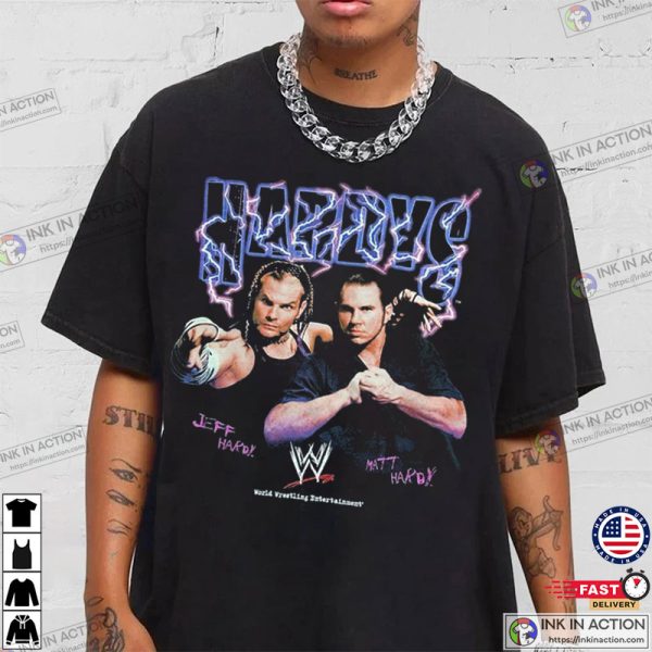 Matt And Jeff Hardy WWE Wrestler Shirt