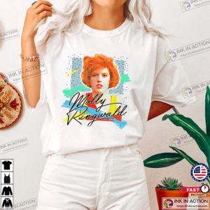 Molly Ringwald 80s Retro Style Fan Art Design T-Shirt