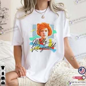 molly ringwald 80s Retro Style Fan Art Design T Shirt 2