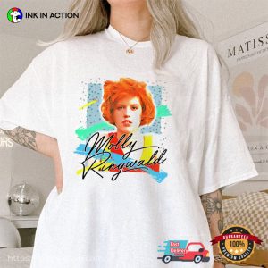 Molly Ringwald 80s Retro Style Fan Art Design T-Shirt