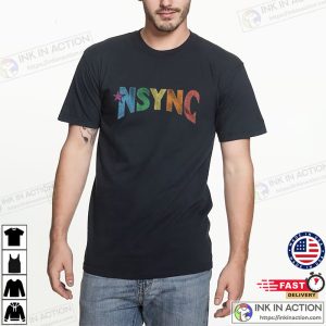 *NSYNC Multi Logo T-Shirt S / White