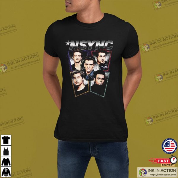 NSYNC Pop NSYNC Heads T-shirt