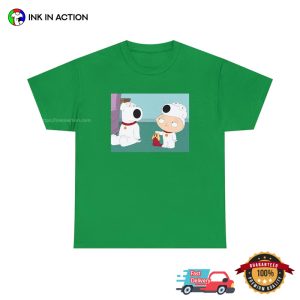 stewie and brian, funny family guy T shirt 1