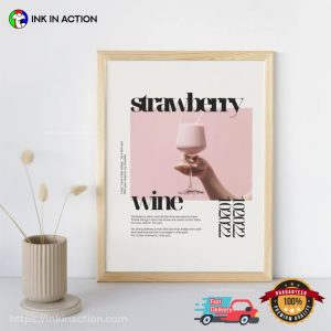 Strawberry Wine Lyrics Poster