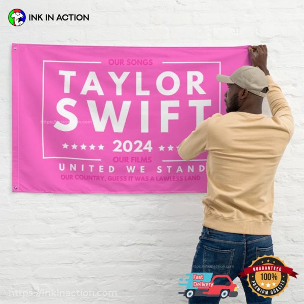 Taylor Swift 2024 Flag Tapestry For Eras Tour