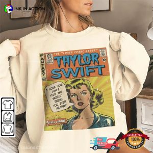 taylor swift comic, cruel summer show T shirt 1
