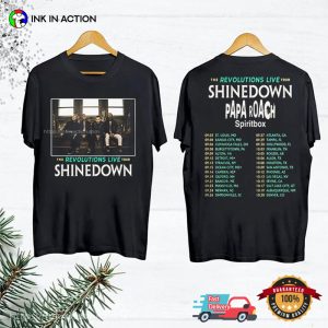 The Revolutions Live Tour Shinedown T-shirt