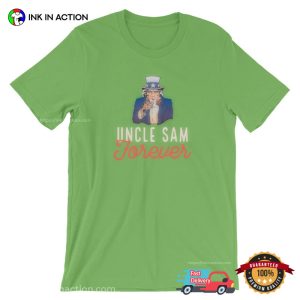 Uncle Sam Forever Cool USA Best Souvenir Short-Sleeve Tee