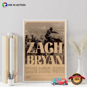 Zach Bryan Burn Burn Burn Poster