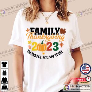 2023 Thanksgiving Funny Fall Family Comfort Colors Tee