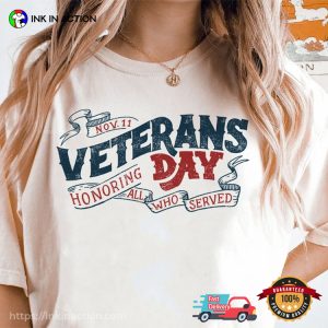 2023 veterans day Honor All Who Served T Shirt 3