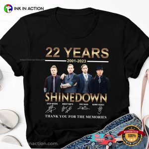 22 Years Anniversary Signature Shinedown Shirt