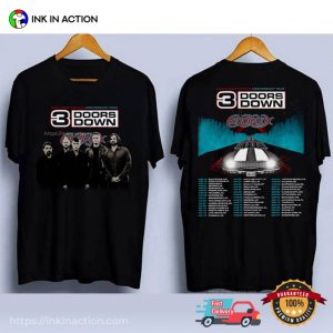 3 Doors Down Tour 2023 Unisex T shirt 3