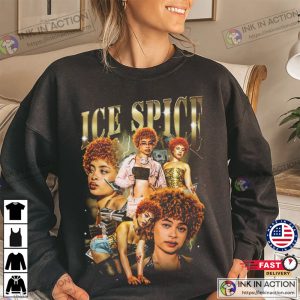 90’s Rapper Ice Spice Collage Hip Hop Tee