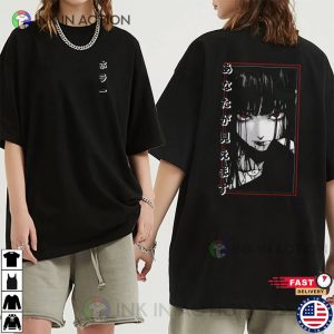 Anime Horror Girl Japanese Streetwear T-Shirt