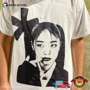 Attitude Young Japanese Girl Retro T Shirt 2