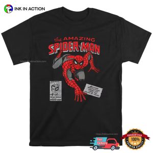 Avenger The Amazing Spider man Retro Comic T Shirt 2