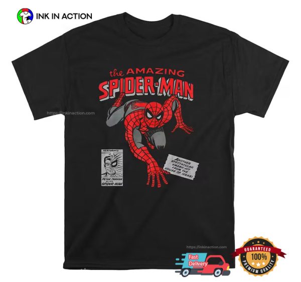 Avenger The Amazing Spider-man Retro Comic T-Shirt