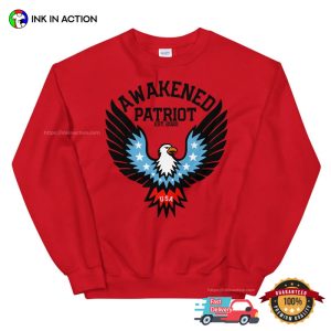 Awakened Patriot 2020 USA Eagle Comfort Colors Shirt 2