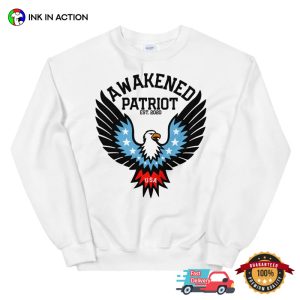 Awakened Patriot 2020 USA Eagle Comfort Colors Shirt 3