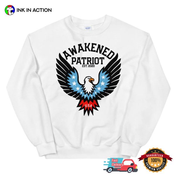 Awakened Patriot 2020 USA Eagle Comfort Colors Shirt