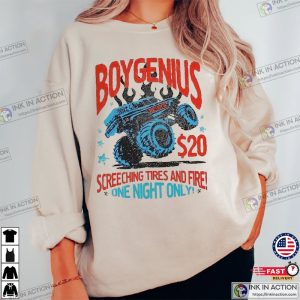 Boygenius Band Screeching Tires And Fire Comfort Colors Shirt