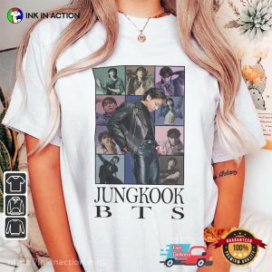 BTS Jungkook Kpop Retro Style T-shirt