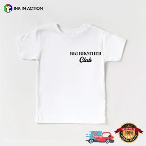 Big Brother Club Baby Announcement T Shirt 2