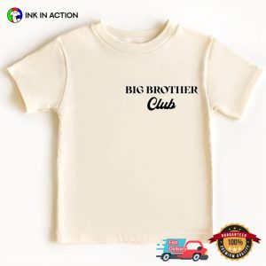 Big Brother Club Baby Announcement T Shirt 3