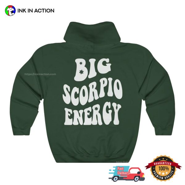 Big Scorpio Energy Zodiac Shirt, Zodiac Birthday