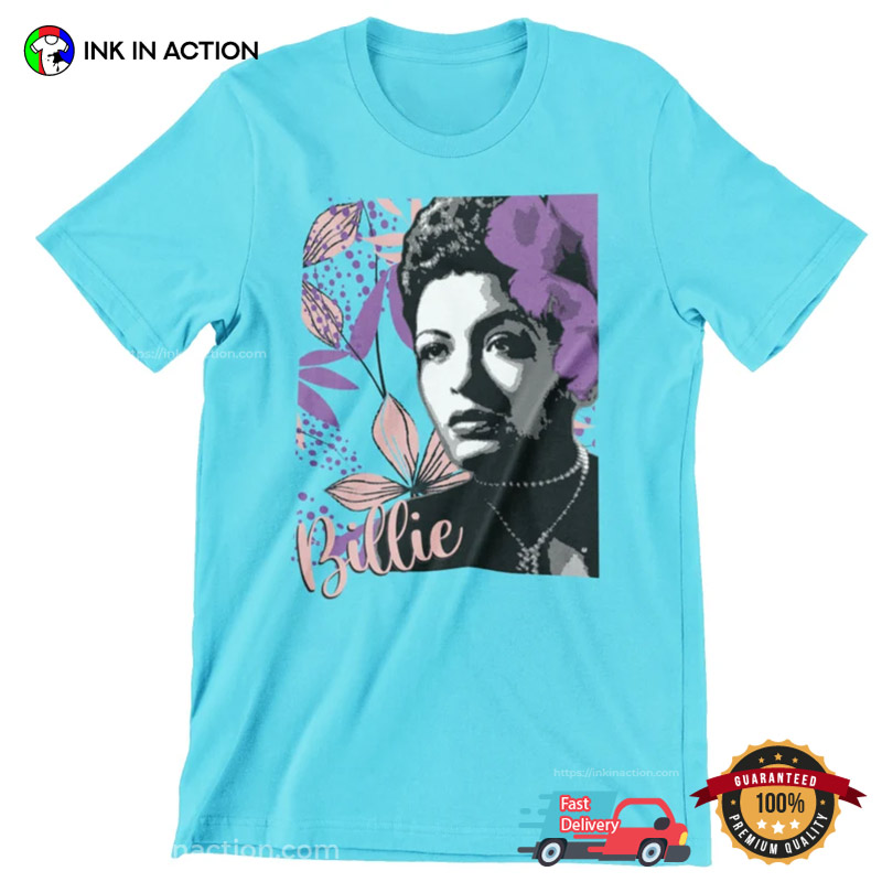 Billie Holiday Classic Jazz Singer Tee