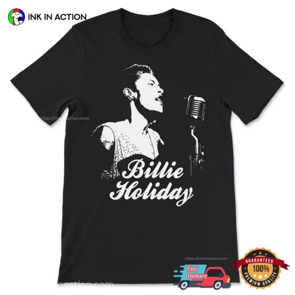 Billie Holiday Retro 90s T-shirt