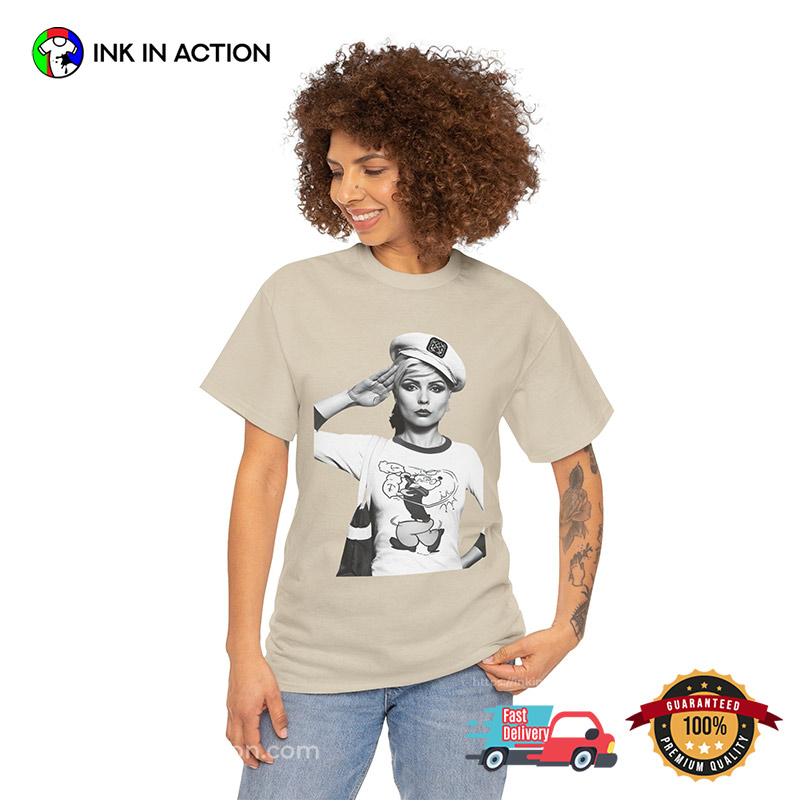 Blondie Debbie Harry Sailor Retro T-shirt Blondie Debbie Harry Sailor Retro T-shirt