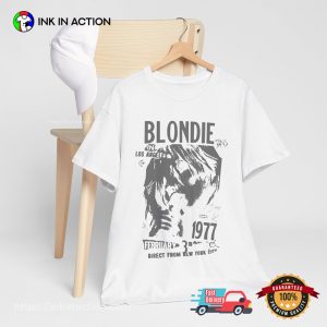 Blondie In Concert LA 1977 Vintage T shirt 4