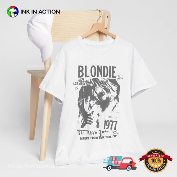 Blondie In Concert LA 1977 Vintage T-shirt