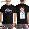 Blueface Flames Money On Fire 2 Sided T-shirt
