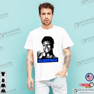 Blueface Retro Portrait T-shirt