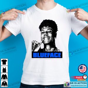 Blueface Retro Portrait T-shirt