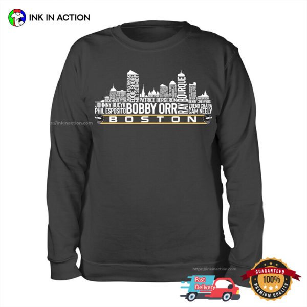 Boston Bruins City Ice Hockey T-Shirt