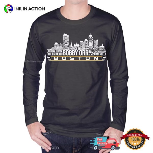 Boston Bruins City Ice Hockey T-Shirt