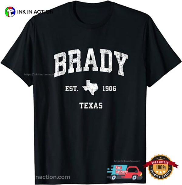 Brady Texas Vintage Football T-shirt