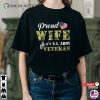 Customized Dogtag Proud Wife Of Veteran Shirt, Happy Veterans Day