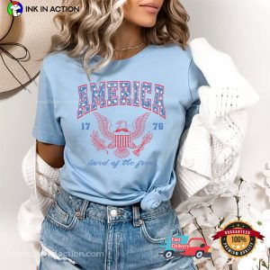 Comfort Colors USA 1776 Land Of The Free Republican Shirt