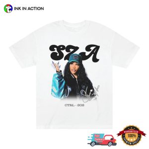 CTRL X SOS Album sza 2023 Graphic T Shirt 3