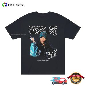 CTRL X SOS Album sza 2023 Graphic T Shirt 6