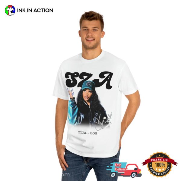 CTRL X SOS Album SZA 2023 Graphic T-shirt