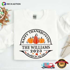 Custom Thanksgiving Shirt, Personalized thanksgiving shirts family