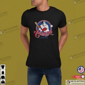 Casey’s Corner Vintage Animation Baseball T-Shirt
