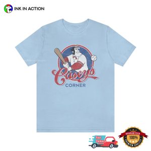 Casey’s Corner Vintage Animation Baseball T-Shirt