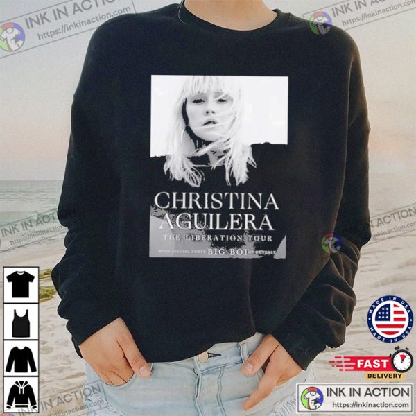 Christina Aguilera The Liberation Tour Retro T-Shirt